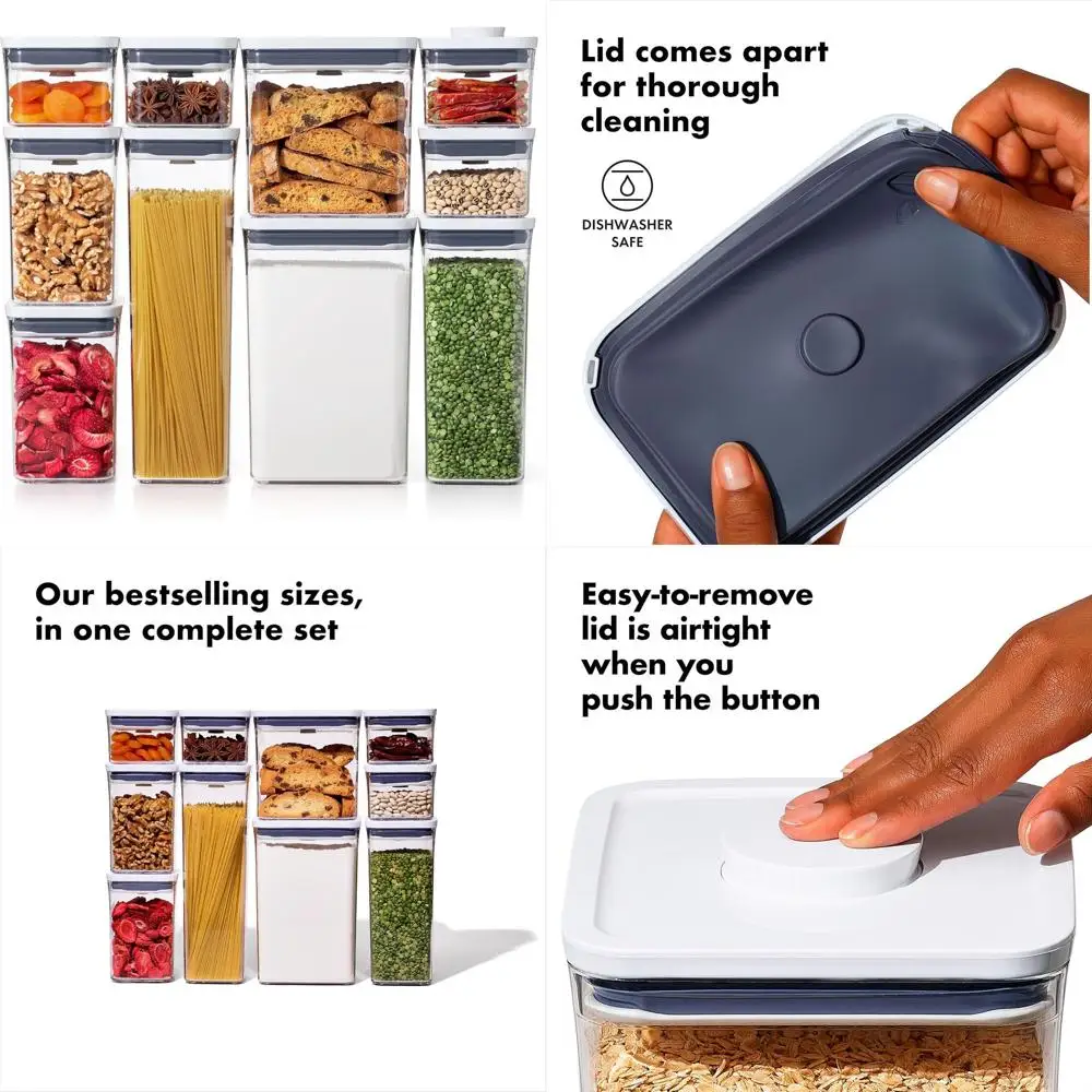 

10-Piece POP Container Set for Kitchen and Pantry Storage Organization