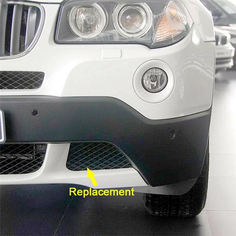 

Для BMW X3 E83 2007 2008 2009 2010 передний бампер автомобиля, нижняя решетка, накладка, крышка 51113416205 51113416206-A74F