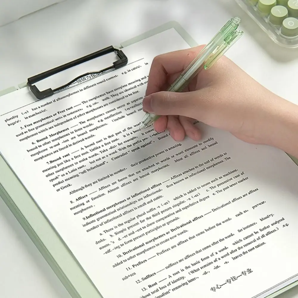 

Creative Dual-use Verhical Plate Clamp Verhical Multifunction A4 File Folder Memo Clip Board Students