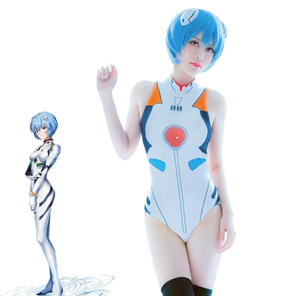 بدلة سباحة للهالوين Overwatch Deadpool Water Cosplay بدلة سباحة DVA بدلة سباحة Asuka Ayanami Rei