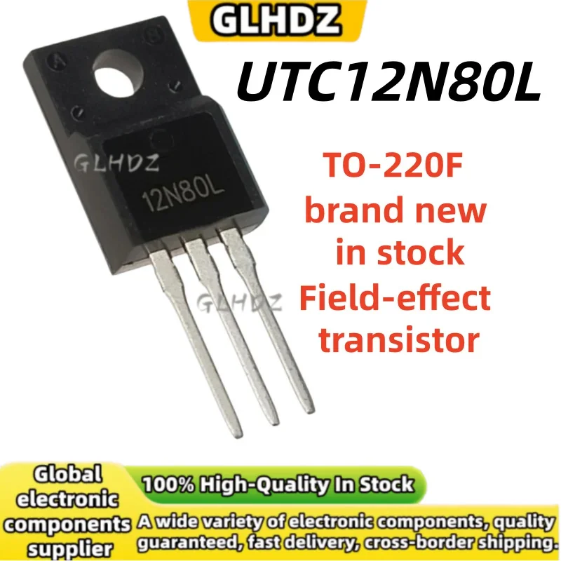 10-30UNIT/LOT 100%NEW UTC12N80L Field-effect transistor 12N80L TO-220F spot goods
