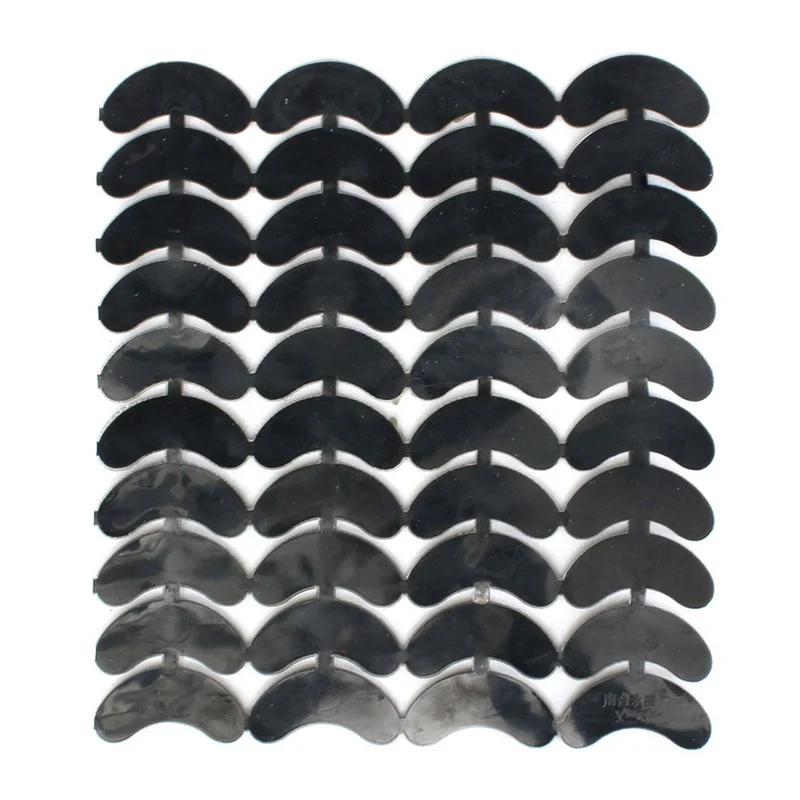 

ABUM-160PCS 80-Pair Rubber Heel Savers Toe Plates Taps DIY Shoe Repair Pads Size:56 X 24 X 3.1MM