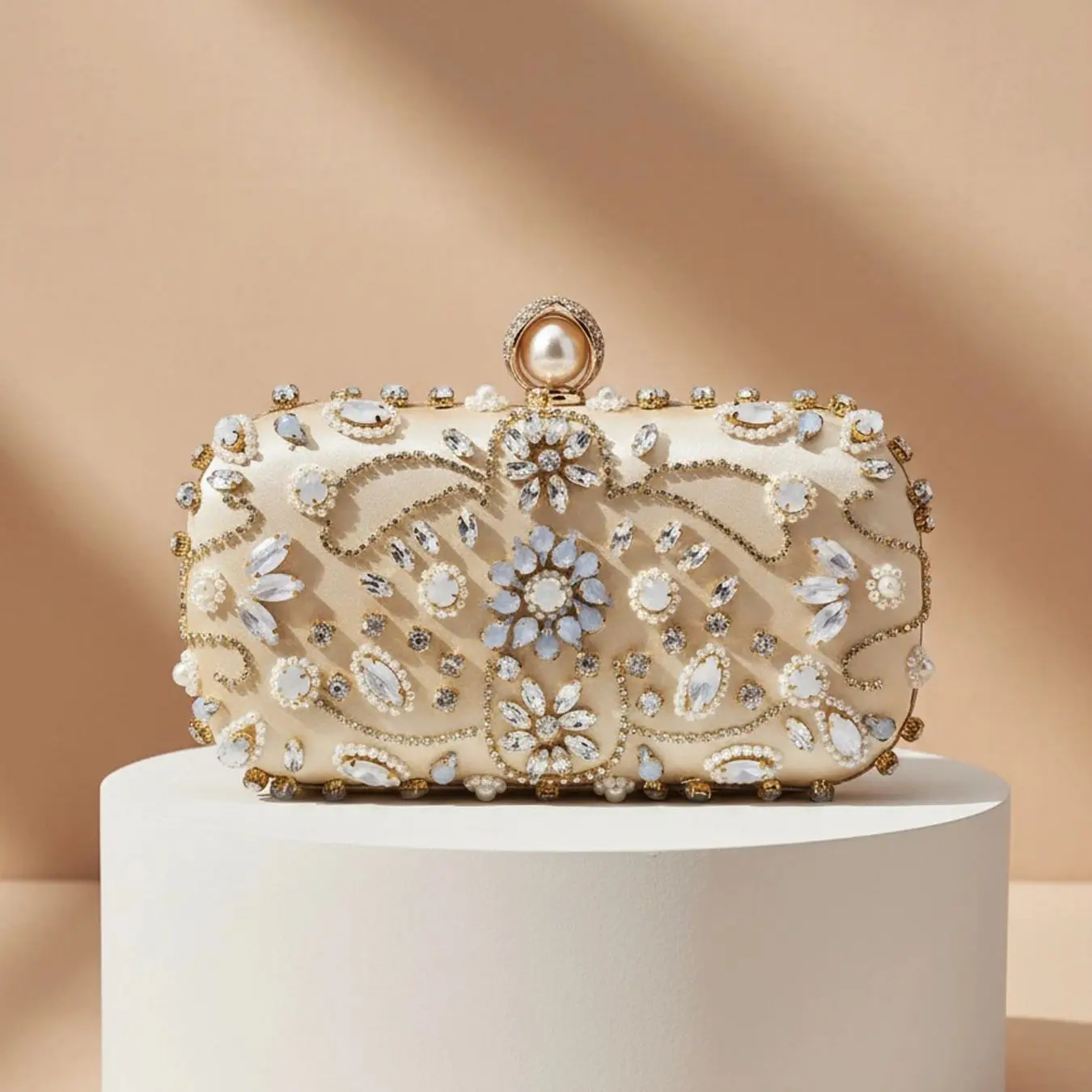 

Женский клатч с бриллиантами, жемчуг, бисер, свадебные вечерние сумки с цепочкой на плечо, держатель для сумок