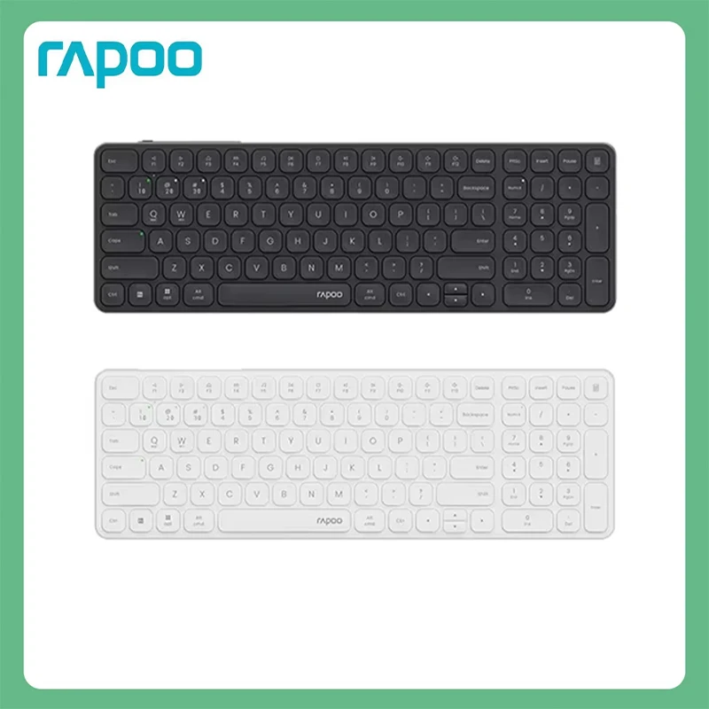 

Новая мембранная клавиатура Rapoo E9350L, трехрежимная беспроводная Bluetooth-лезвие, ультратонкая, 99 клавиш, 500 мАч, длительное время, пользовательские клавиатуры для ПК
