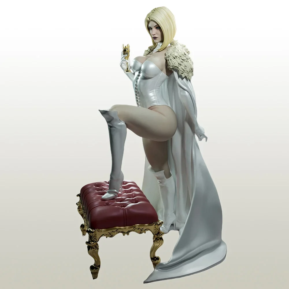 

Фигурка Emma Frost 1:18, миниатюрная модель из смолы, комплект неокрашенных пластиковых моделей A494