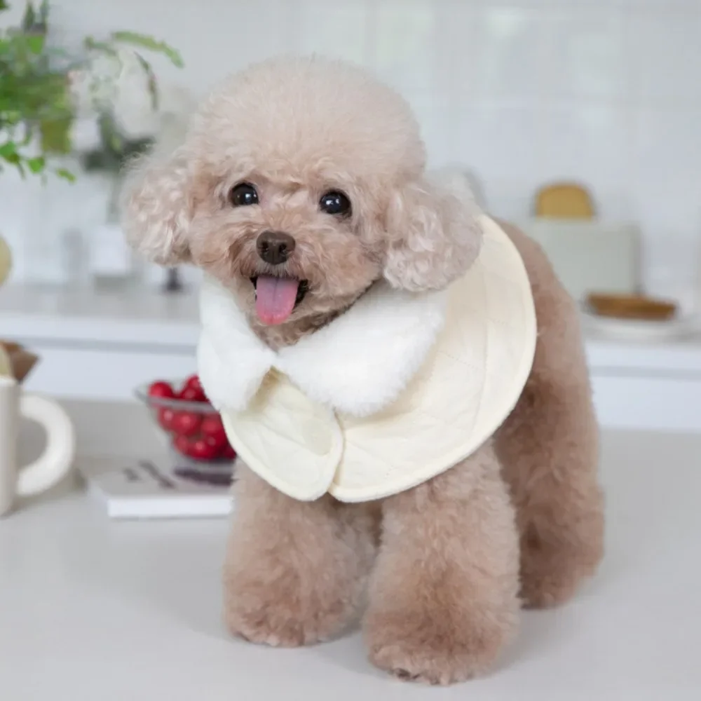 Pet Autumn Winter Cloak Shawl Pulling Cute Dog Lapel Coat Pet Clothing Cat Clothing Teddy Clothing Puppy Clothes Dog Costume