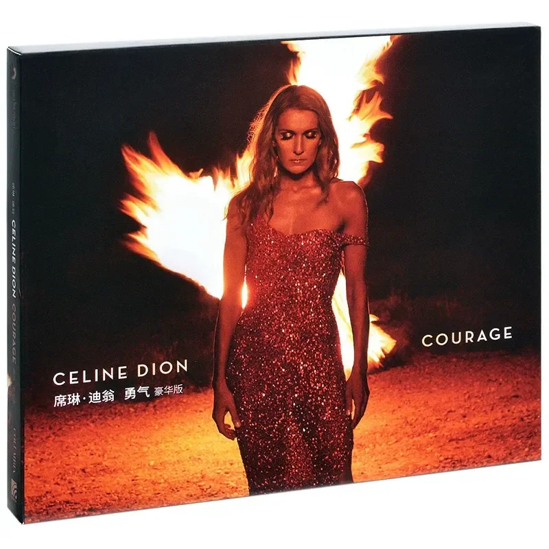 Album authentique de Celine Dion pour Courage 2019, édition de luxe, CD