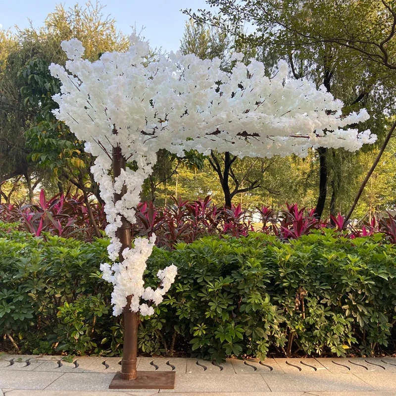 Artificial Cherry Tree Simulation Plant Wedding Party Festival Decoration Fake Peach Tree Hotel Stage Outdoor Garden Decoration