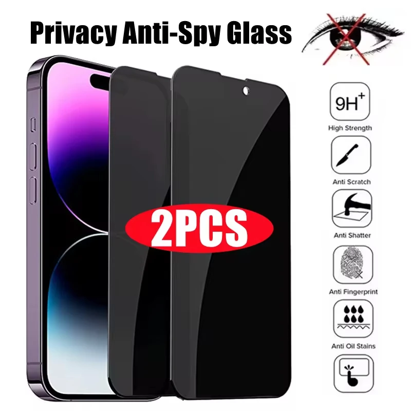 

2PCS Privacy Screen Protector For Xiaomi Poco M5 M4 Pro 4G M5S M3 Pro X5 Pro 5G X4 GT X3 NFC F4 F3 F2 C40 C65 C31 Anti Spy Glass