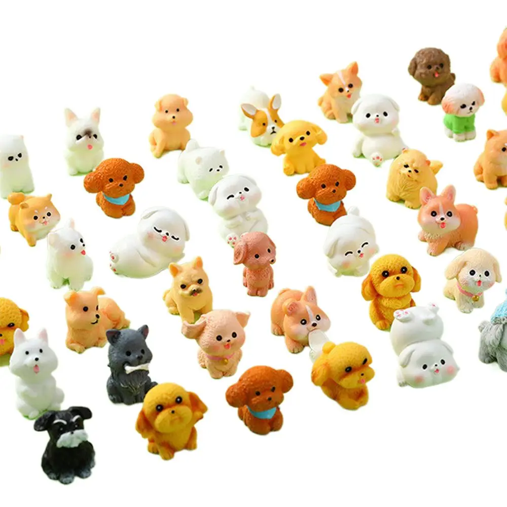 Fake Candy Rabbit Model Action Figure Play Doll Simulation Animal Toys Dollhouse Miniature Mini Dog Model Party Favors