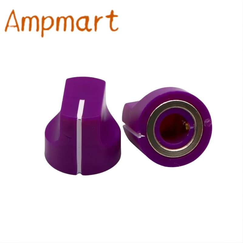 5 Stück 16×15mm Gitarren-Effektpedal-Knöpfe, Potentiometer-Lautstärkeregler für Radio & HIFI-Verstärker, Innendurchmesser 6,0 mm – Detail 2