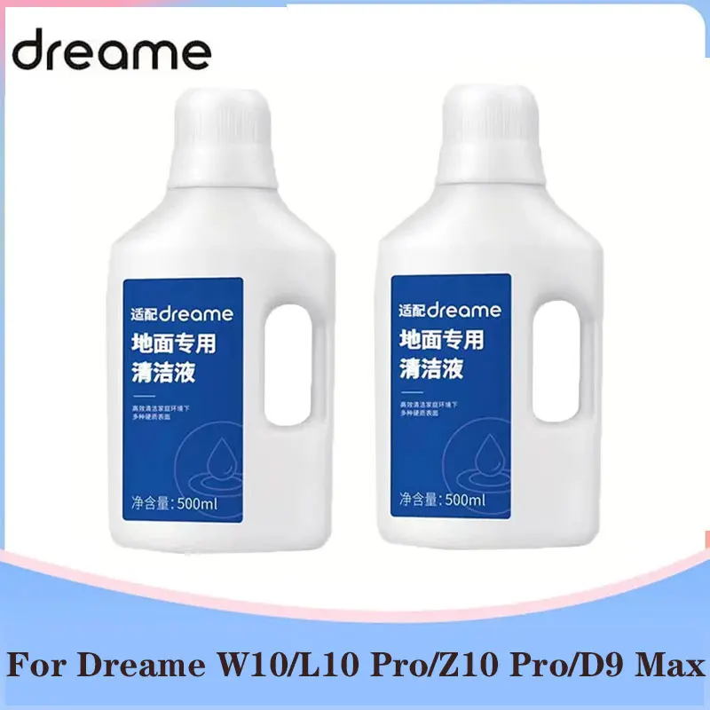 Líquido ajuste dreame x40 ultra \\ x30 ultra \\ h11/h11 max/h12/h13/h12 pro/m12/w10 peças de fluido de limpeza acessórios 500ml