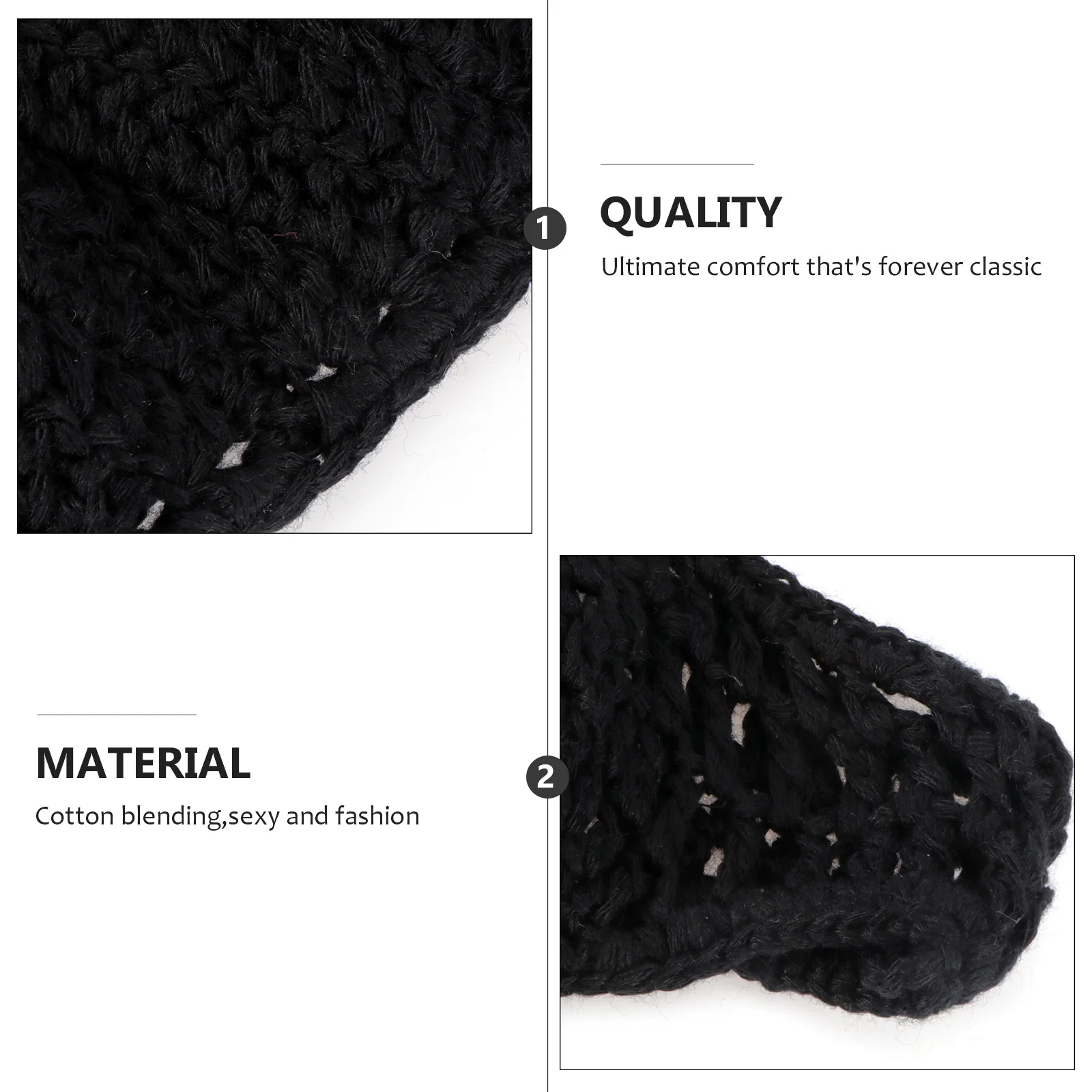 1 قطعة السراويل المحبوكة العصرية بيكيني السروال لملابس السباحة على شاطئ البحر الأسود قبالة أزياءك فقط في وقت البيكيني