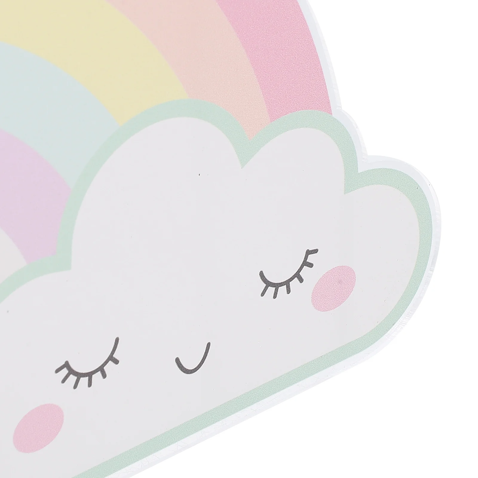 

Rainbow Pencil Holder ABS Compact Desk Organizer Decorative Pen Storage Desktop Supplies Organizer Pen Container Vibrant Office