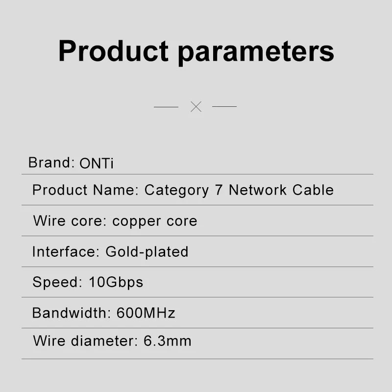OMAY Ethernet Cable RJ45 Cat7 Lan Cable UTP Network Cable for Compatible Patch Cord for Modem Router