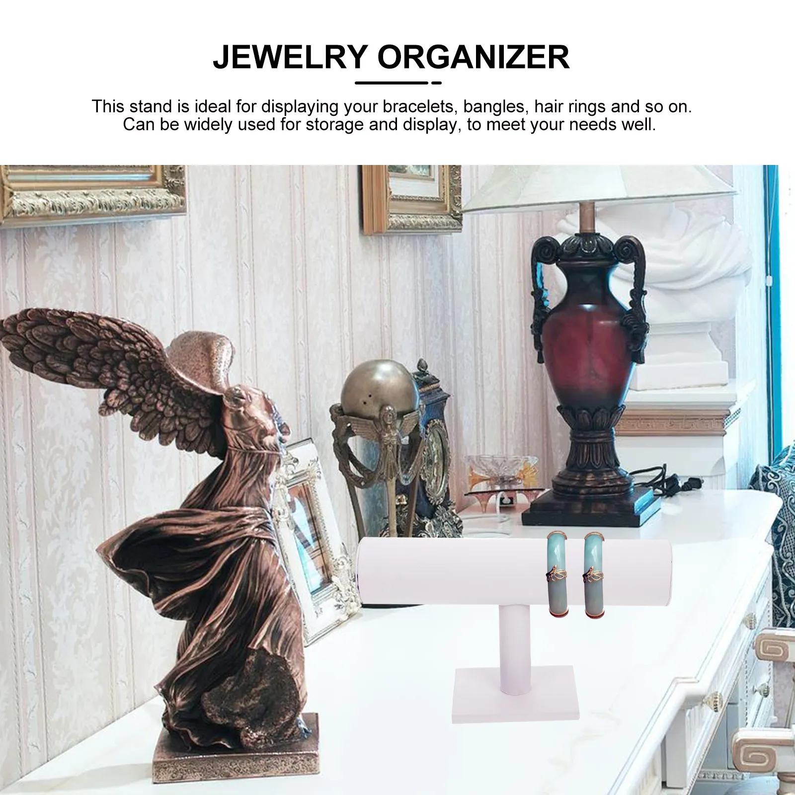 

Jewelry Display Stand Bracelet Holder for Selling Household Shop Rack Watch Organizer Men Composite Board Anklet Storage