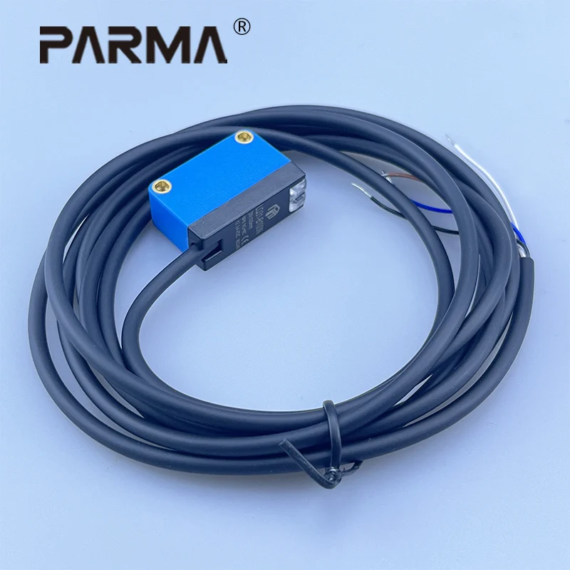 PARMA Background Suppression Photoelectric Sensor NPN PNP 10-30V DC Sensing Distance 30cm Adjustable Square Laser Optical Switch