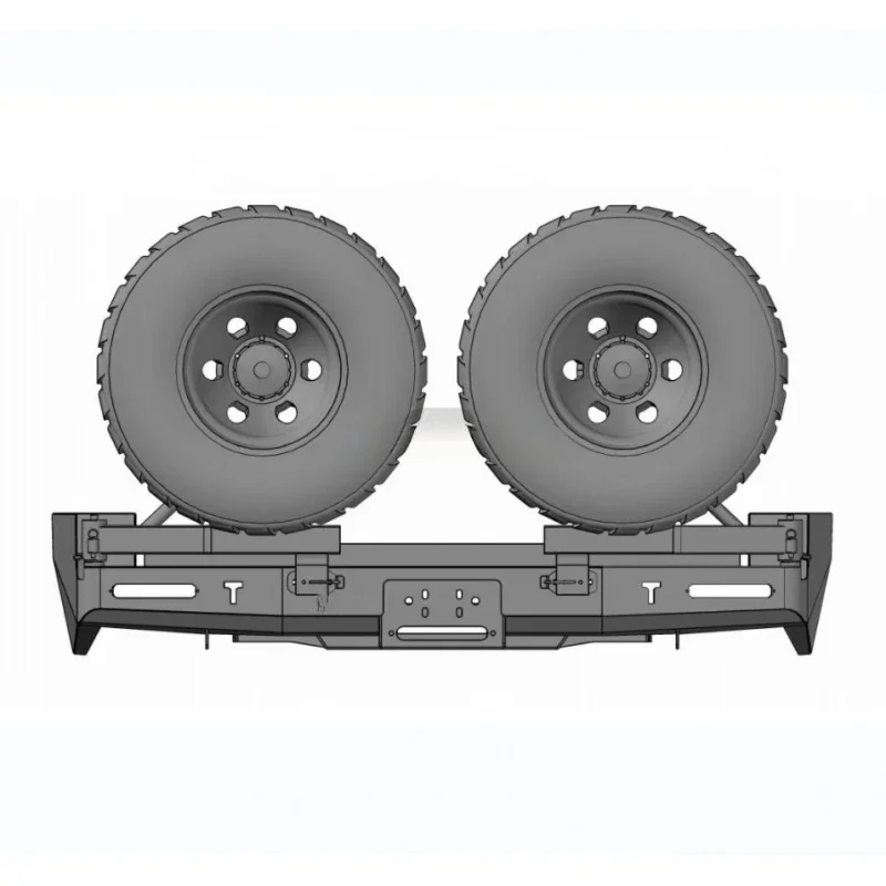 

High Quality Steel Rear Bumper Cutouts Bolt-On Installation LX570 LC200 2008-2015
