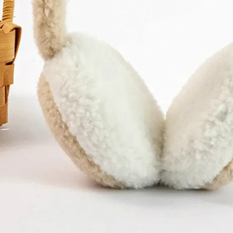 الكرتون الحيوانات شتاء دافئ تدفئة الأذن النساء الرجال فو فروي غطاء للأذنين عقال الأذن يغطي آذان الدب لطيف أفخم غطاء للأذنين الأطفال