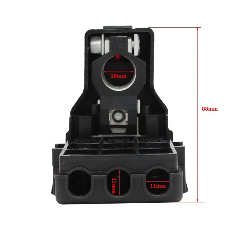 Car Battery Fuse Block 3 Way ANG for ANS MIDI Screw-In Vehicle Accessory Plastic Fuse Box Holder