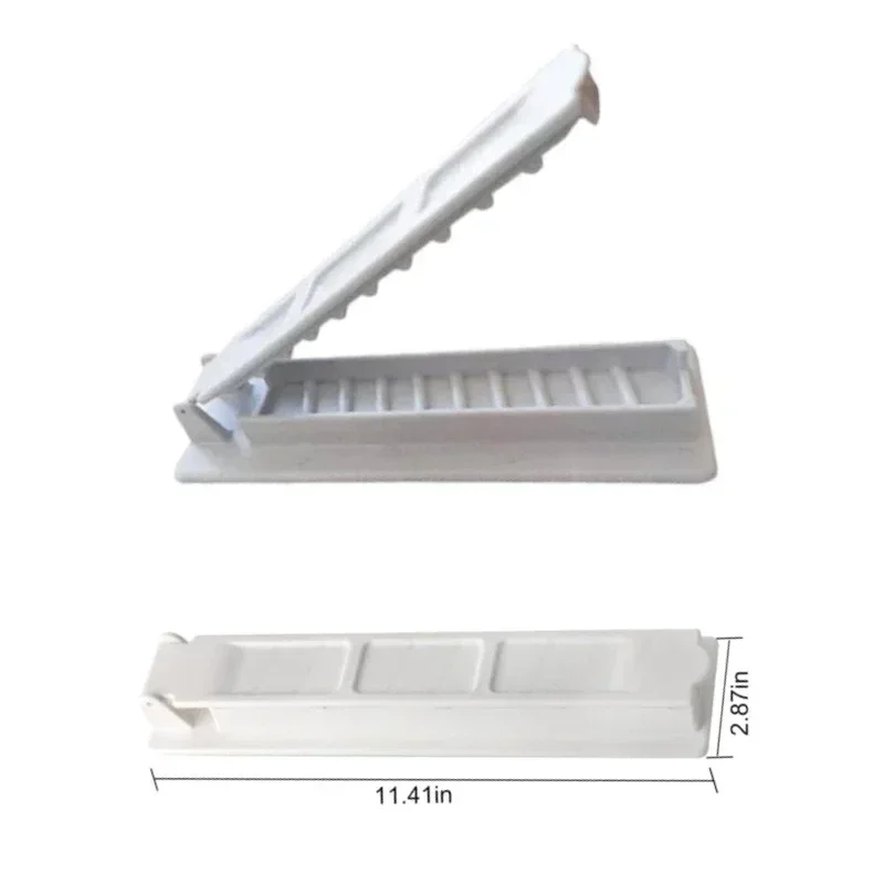 New Single Row Kebab Maker Bbq Meat Skewer Machine Kebab Press Maker Reusable Plastic Bbq Skewer Maker Kebab Preparation BBQ Too