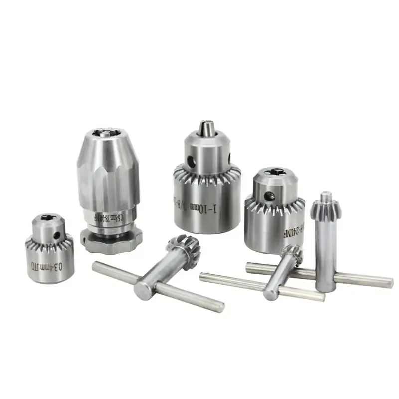 0.6-6mm Drill Chuck   Stainless Steel Key Type Drill Chuck for Drill Machine