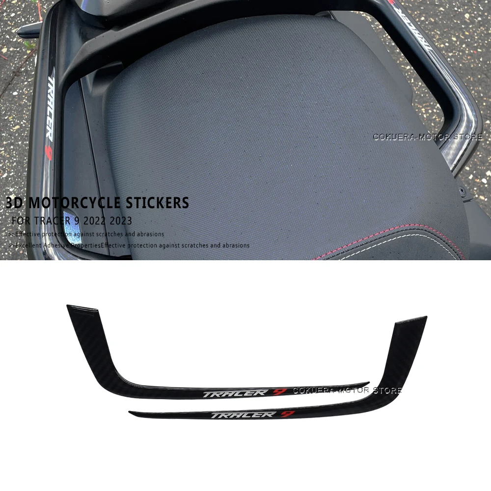 For Yamaha TRACER 9 2022 2023 3D Sticker Motorcycle Accessories Resin Scratch Resistant Guard Handles Protection Stickers