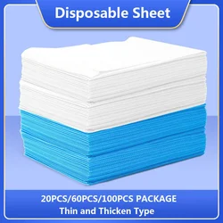 Disposable Bed Sheet Massage Table Sheets Beauty Salon Spa Travel Hotel Thin Thicken Non-woven Fabric Sheet 80x180cm 80x190cm