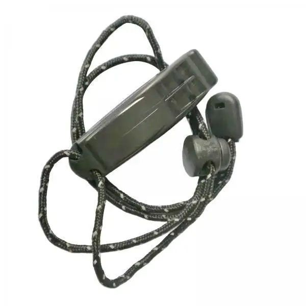 2x Rope Whistle Whistle Quick Hang Soft Portable Keychain Whistle, Loud Whistle for Fishing Travel Outdoor Coaches, Kids