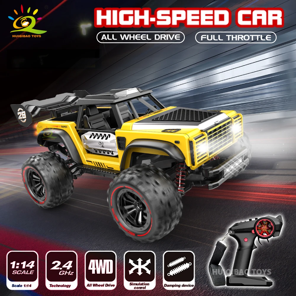 

1:14 Scale Large RC Car 2.4G Remote High-Speed Drift 4WD Off-Road Vehicle Adult & Kids Toy Boys Birthday Gift