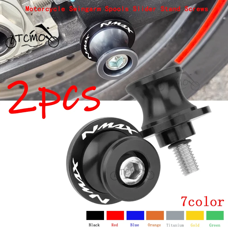 For YAMAHA Nmax N-max 125 155 2017- 2025 Accessories Motorcycle CNC Aluminum Swingarm Spools Sliders Stand Screws
