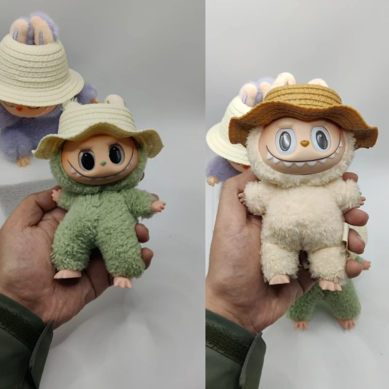 

Для 15/17 см Labubu мини-кукла шляпа аксессуары V1v2v3 универсальная пластиковая соломенная шляпа кукла декоративные очки игрушка подарок на день рождения