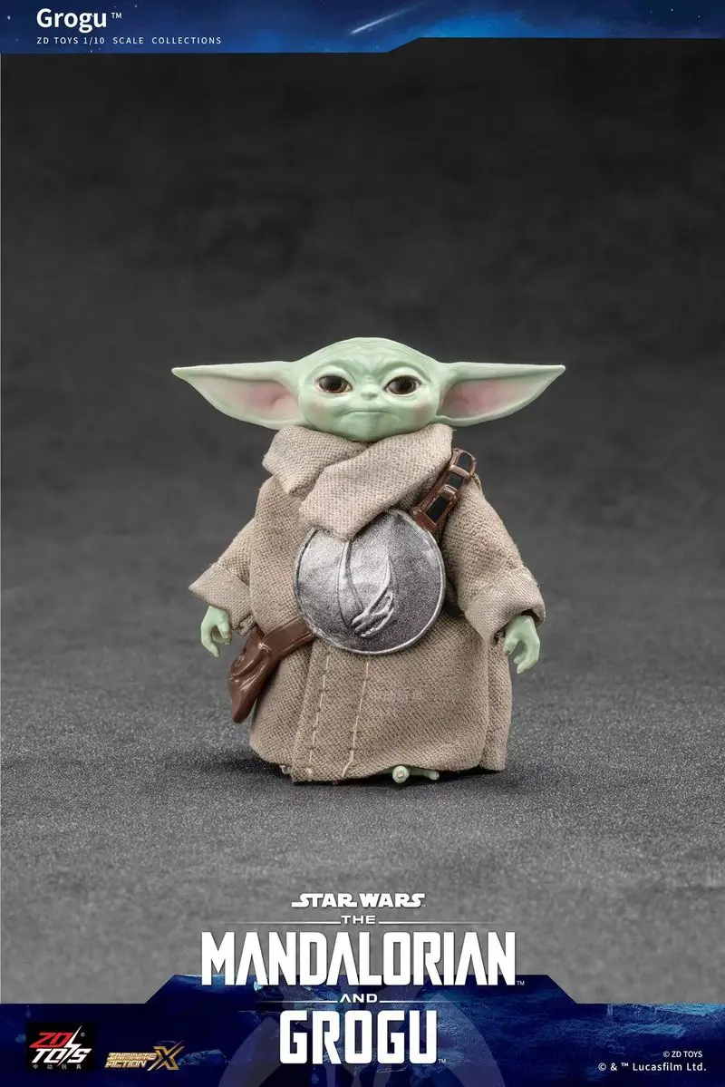ZD Toys Star Wars 1/10 Scale Movable Figure Darth Vader Grogu Yoda R2-D2 The Mandalorian Stormtrooper Collectible Model Toy Gift