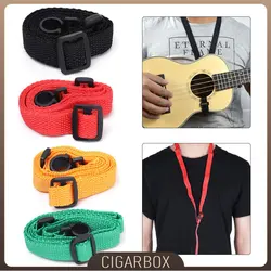 1pc Adjustable Nylon Ukulele Strap Guitar Hang Neck Hot Sale Music Instrument Straps Sling With Hook Durable Guitar Accessories