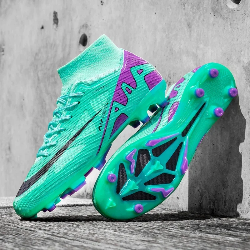 

New Men TF/AG Soccer Shoes Original Comfortable Society Futsal Football Boot Grass Training Non Slip Top Quality Football Shoes