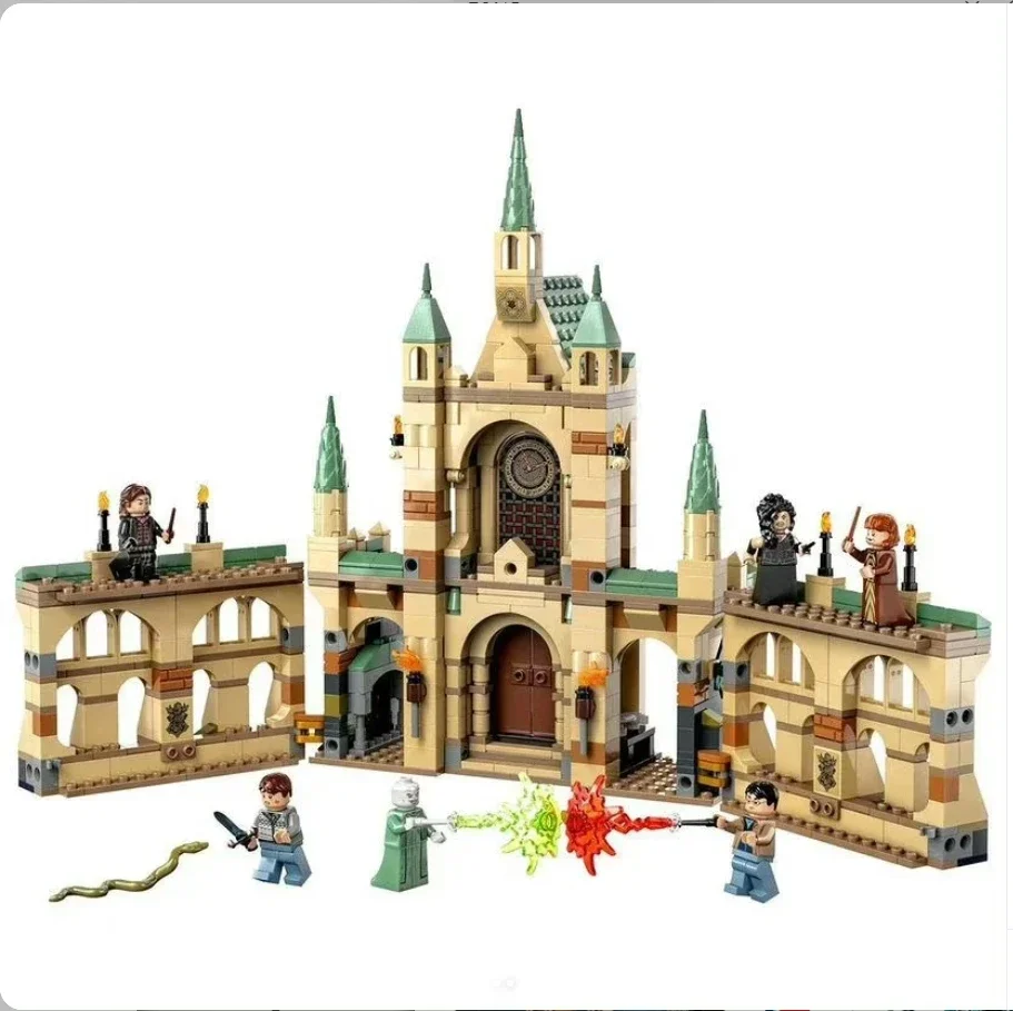 new MOC Building Blocks 76415 Battle Castle Weasleys wizard Model DIY Assembled Bricks  Children Toys Gift