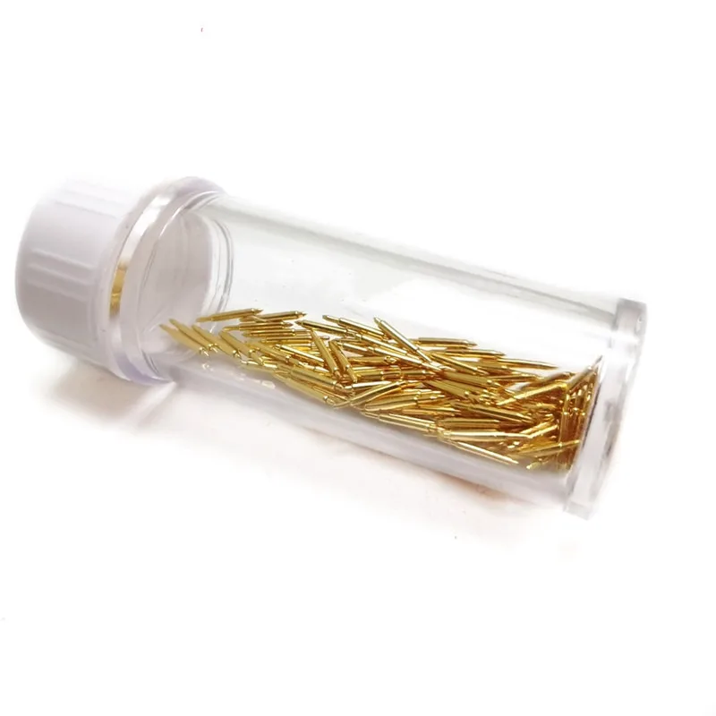 100 Teile/schachtel Doppel Kopf BGA Halbleiter Prüfung Frühling Test Pin 035-BB/BF 5,7 L Chip Brennen Hochfrequenz Nadel