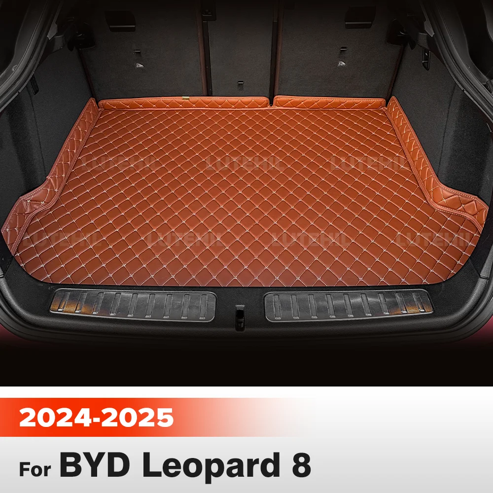

Для BYD Leopard 8 (6/7 мест) 2024 2025 коврик для багажника автомобиля, защитный коврик для багажника автомобиля, аксессуары для защиты салона на заказ