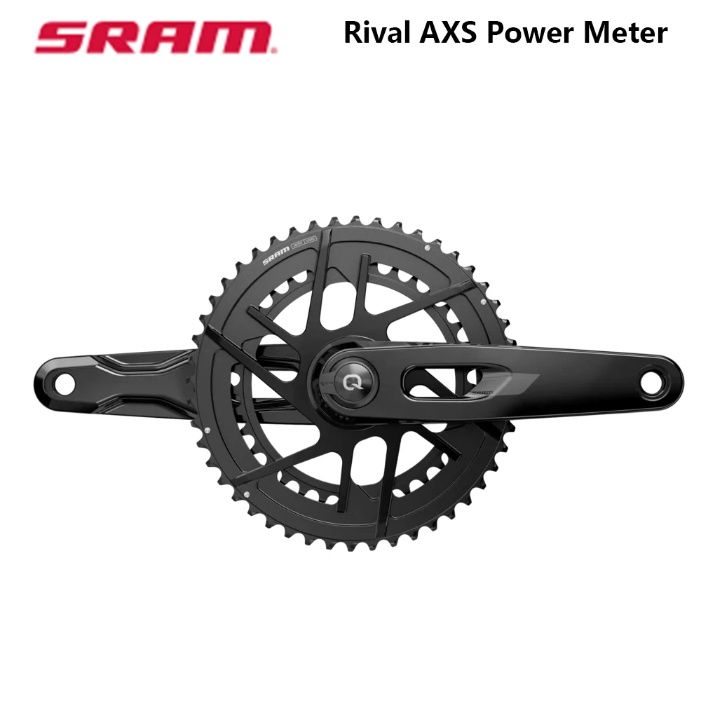 SRAM Rival AXS Leistungsmesser FC-RIV-P-E1 Rennrad-Kurbelgarnitur 2x12S Spindel-Leistungsmesser 160/165/170/172,5/175mm – Detail 3