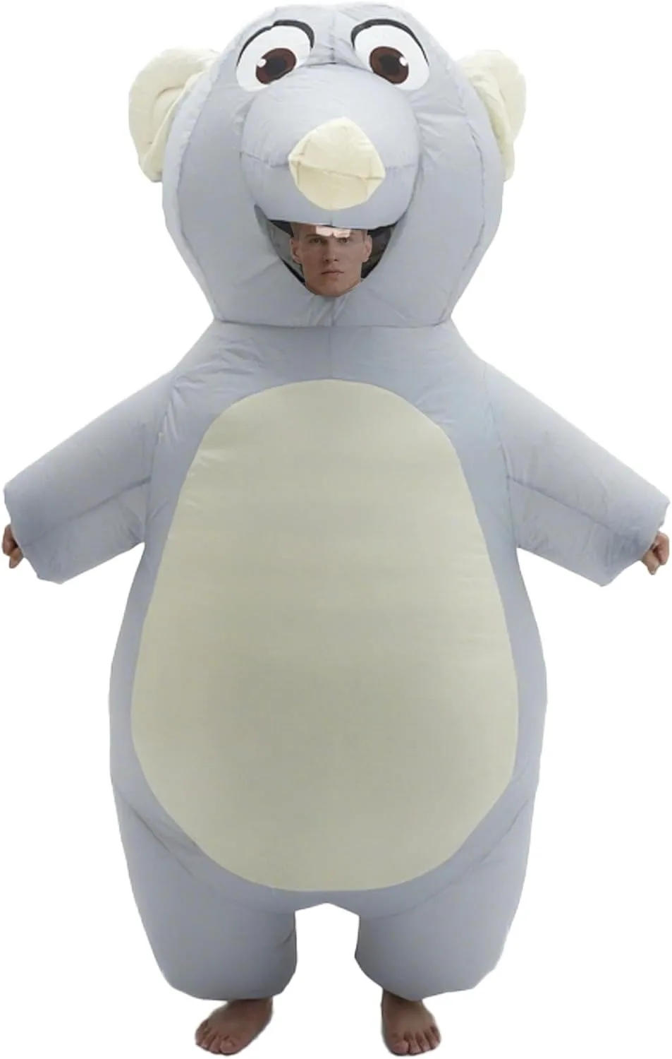 Inflatable Mouse Costume for Adult Blow up Mouse Costume Funny Halloween Party Cosplay Costume Suit