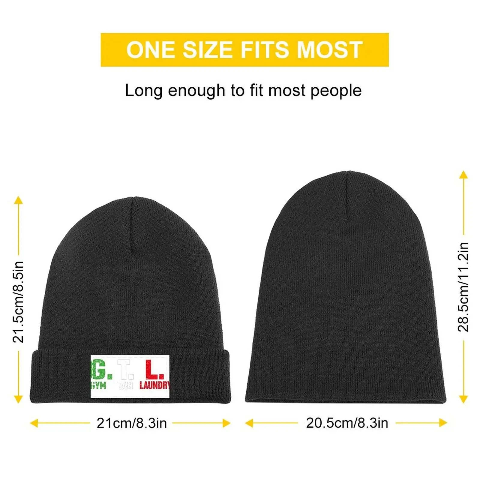 Gtl, Gym Tan Laundry Knitted Cap Big Size Hat Snapback Cap Men Luxury Brand Women's