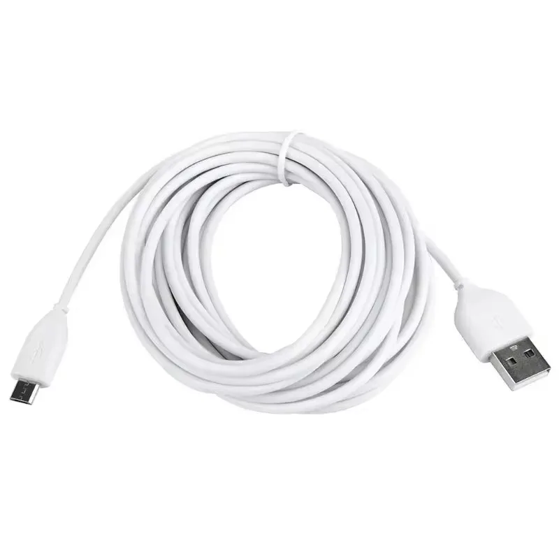 Câble de données micro USB extra long, fil de charge rapide pour Android, Xiaomi, Samsung, caméra VR, moniteur, batterie externe, extension, 10-1m