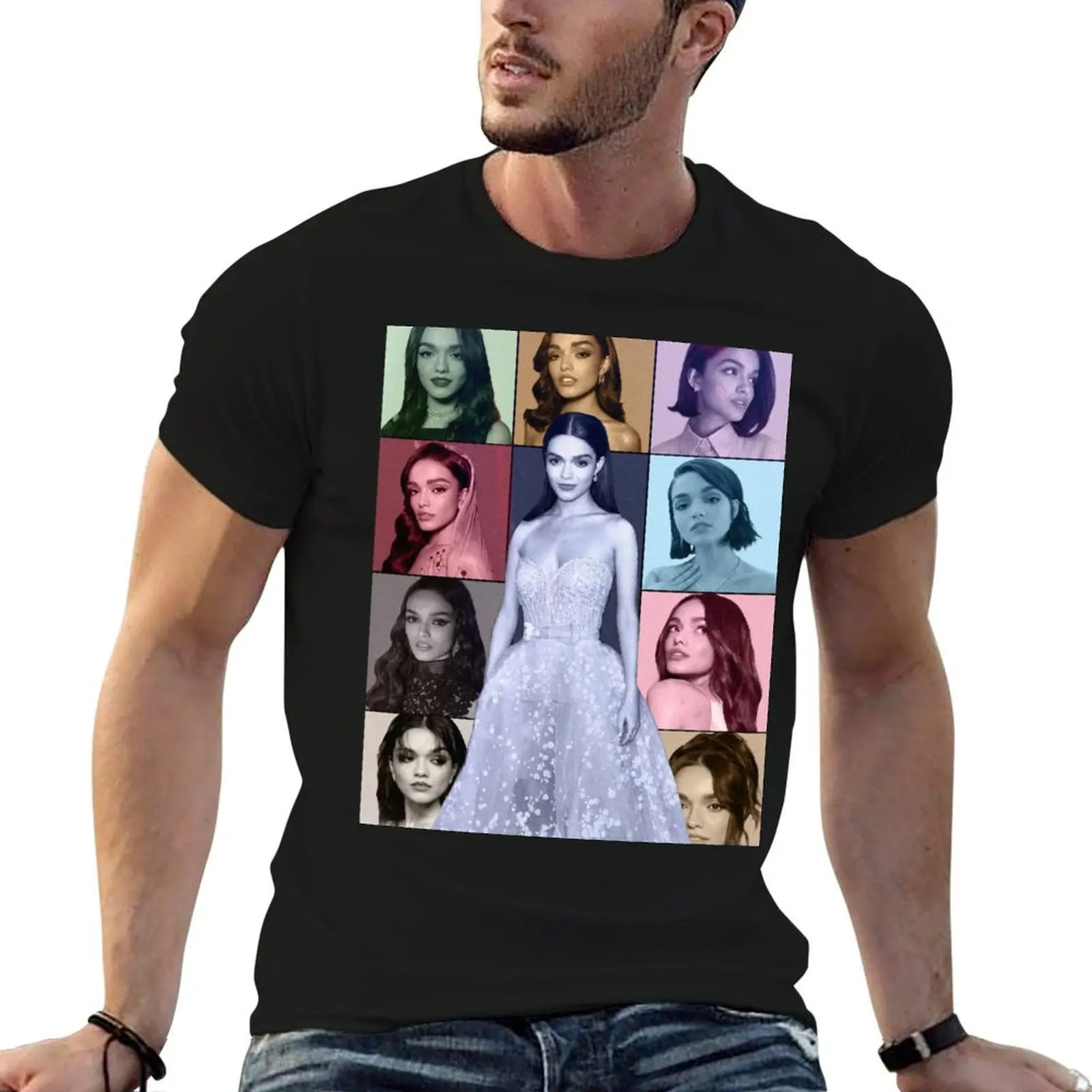 

Футболка rachel zegler (the era's tour edition) для мужчин, облегающие футболки с аниме, футболка большого размера