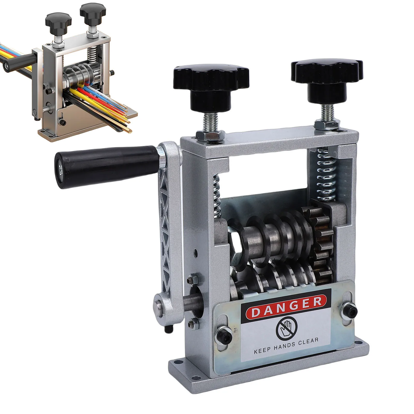 

Электрический станок для зачистки проводов с 6 отверстиями, ручной инструмент для снятия изоляции, регулируемый портативный стриппер для кабелей 3.5/7/9/12/17 мм