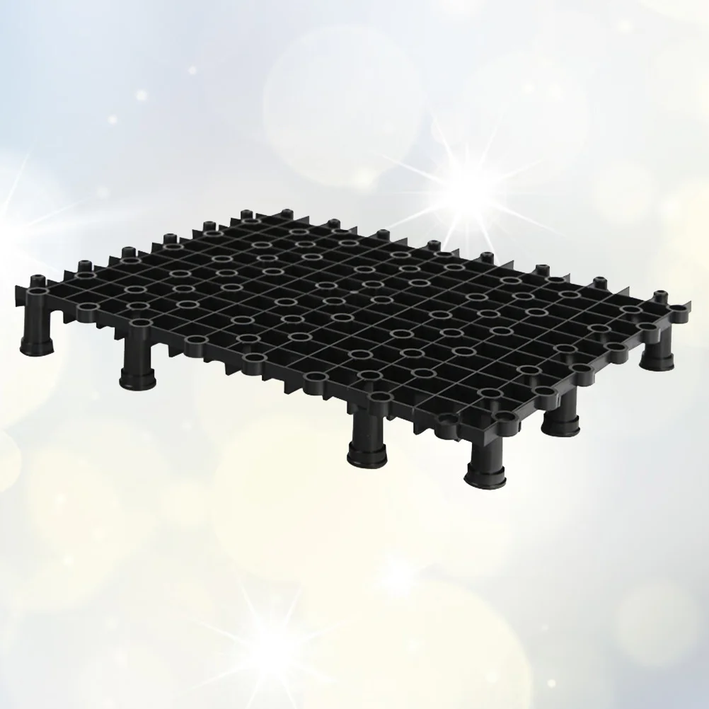 

2pcs Fish Tank Bottom Pvc Black Spliced Flat Smooth For Aquarium Drainage System Fish Tank Filter Plate Bottom Filter Plate Pet