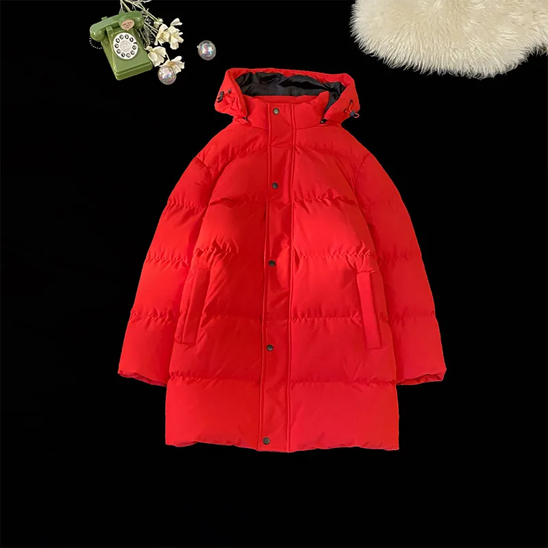 High Quality Mid-length Men Casual Parkas All-match Fashion Trend Outerwear with Hood Windproof Warm Jacket Coats Plus Size 8XL