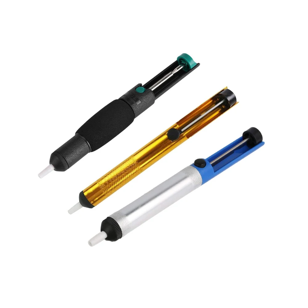 

Aluminum Metal Desoldering Pump Suction Tin Gun Soldering Sucker Pen Removal Vacuum Soldering Iron Desolder Hand Welding Tools