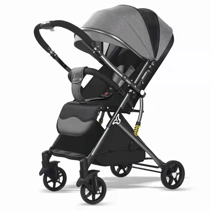 Baby stroller can sit and lie down lightweight and foldable simple baby umbrella cart portable newborn baby stroller