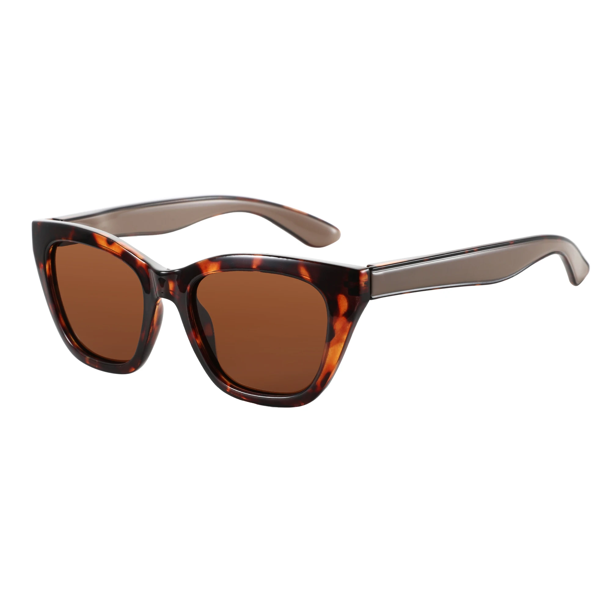 AIR EIGHT 2026 Thick Frame Square Polarized Sunglasses for Women UV400 Protection Trendy Ladies Sun Glasses for Vacation Present