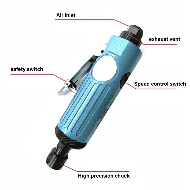

97QC воздушная шлифовальная машина с высокой скоростью с длинным валом